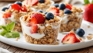 discover the perfect blend of health and taste with our air fryer yogurt granola cups. these delicious, crunchy treats are easy to make and packed with flavor, ideal for breakfast or a snack. enjoy a guilt-free indulgence that's quick, nutritious, and satisfying!