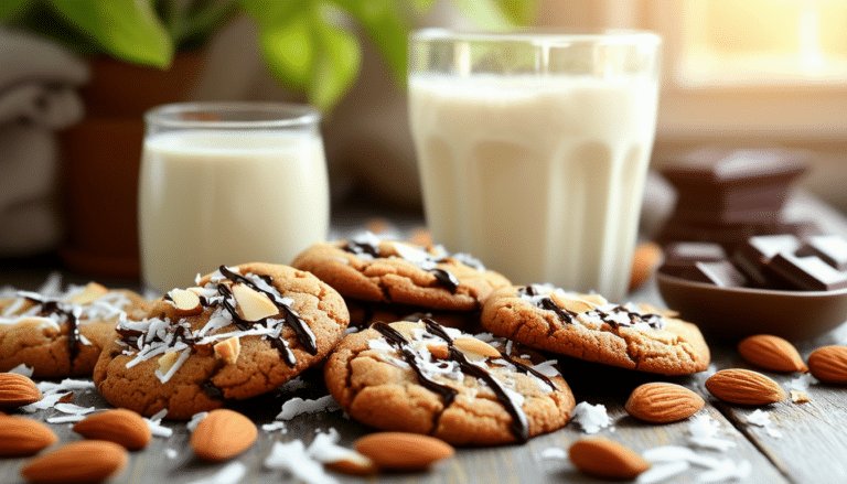 indulge in a delightful treat with our almond joy afternoon cookies recipe! these delicious cookies combine the rich flavors of chocolate, coconut, and almonds for a perfect midday snack. easy to make and irresistibly tasty, they’re sure to satisfy your sweet tooth and brighten your day!