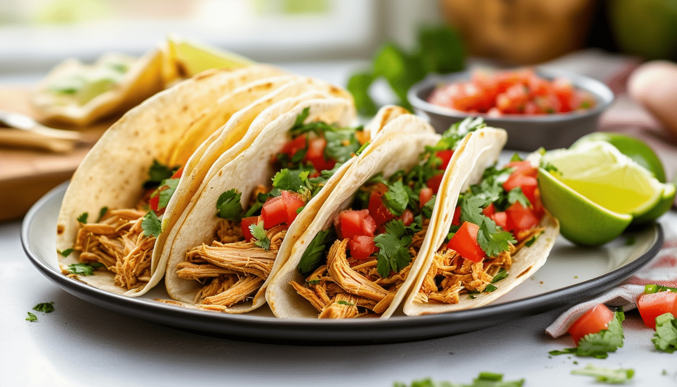 discover the simplest chicken taco recipe you'll ever try! quick to prepare and bursting with flavor, these easy chicken tacos are perfect for busy weeknights or casual gatherings. say goodbye to complicated cooking and hello to deliciousness!