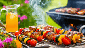 unlock the secrets to mouthwatering barbecue with our expert tips for perfectly grilled chicken and veggie skewers. transform your grilling experience and impress your friends and family at your next cookout!