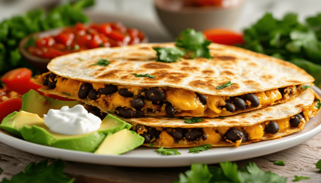 discover how these quick and easy 5-minute black bean quesadillas can revolutionize your weeknight dinners. packed with flavor and perfect for busy schedules, this recipe will turn mealtime into a delightful experience.