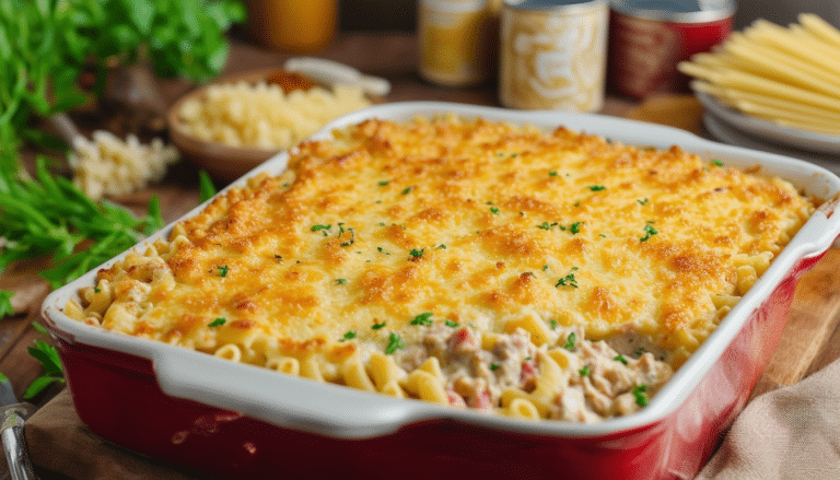 discover how this easy 5-ingredient tuna casserole recipe can revolutionize your dinner routine. quick to prepare and deliciously satisfying, it's the perfect solution for busy weeknight meals.