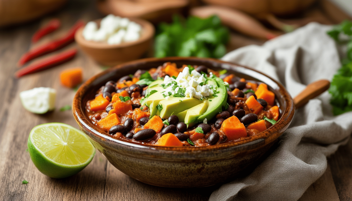 discover how this delicious sweet potato and black bean chili can boost your health with its nutrient-rich ingredients. packed with flavor and health benefits, this recipe may just be the transformational meal you've been looking for!