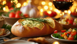 discover how this easy garlic bread recipe can elevate your dinner experience into a gourmet feast. perfectly seasoned and baked to perfection, this garlic bread is the ideal accompaniment to any meal, adding a touch of elegance and flavor.
