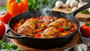 discover the ultimate one-pot chicken cacciatore recipe that promises to be your new favorite dinner solution. easy to prepare and full of rich flavors, this hearty dish will delight your taste buds and simplify your weeknight cooking!