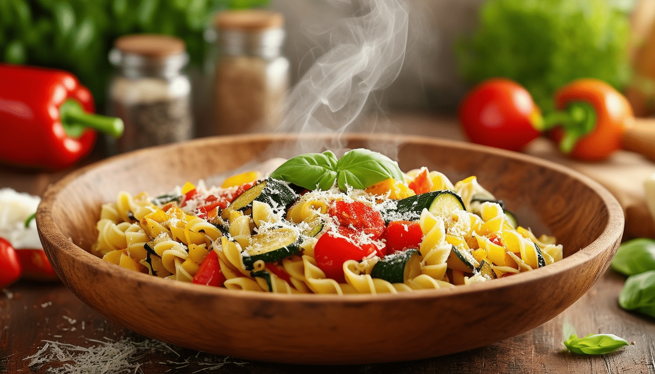 discover how this easy one-pot pasta primavera recipe can revolutionize your weeknight dinners. packed with fresh vegetables and vibrant flavors, it's a quick and delicious solution for busy evenings. say goodbye to stressful meal prep and hello to effortless cooking!