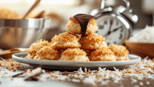 discover the secrets to whipping up delicious coconut macaroons in just 20 minutes! this quick and easy recipe promises a delightful treat that's perfect for any occasion. don't miss out on making these chewy, sweet confections that will impress your family and friends.