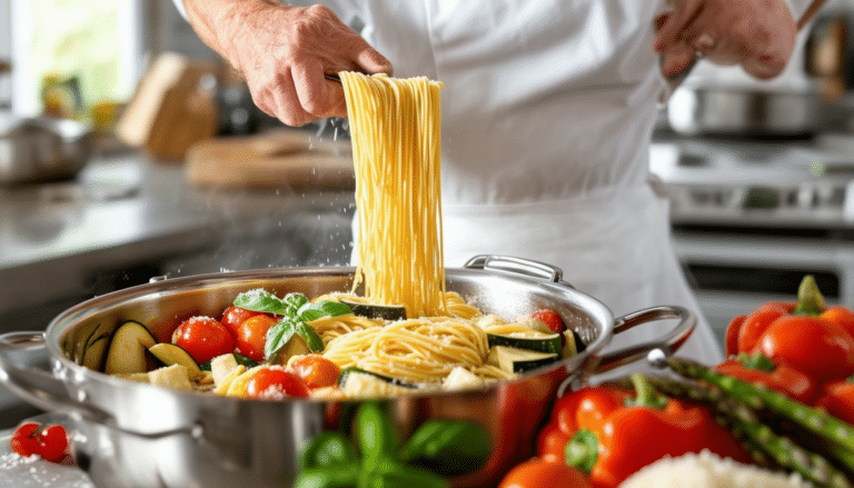 discover the secrets to whipping up a mouthwatering pasta primavera in just 15 minutes! this quick and easy recipe combines fresh vegetables and al dente pasta for a vibrant, flavorful dish that proves you can enjoy gourmet meals even on a tight schedule.