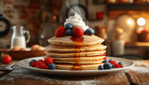 discover the secret to making fluffy pancakes in just 10 minutes with our easy, step-by-step guide. perfect for a quick breakfast or brunch, these pancakes are light, airy, and delicious. try the recipe now!