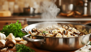 discover how to create a mouthwatering gourmet mushroom risotto all in one pot! learn tips, techniques, and the secrets to achieving creamy perfection without the hassle of multiple dishes. perfect for quick weeknight dinners or impressing guests!