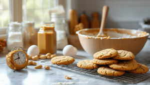 discover the secrets to whipping up perfect peanut butter cookies in just 10 minutes! this quick and easy recipe takes the hassle out of baking, ensuring delicious, chewy cookies every time. ideal for busy bakers and peanut butter lovers alike!