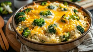 Cheesy Broccoli Rice Casserole Recipe
