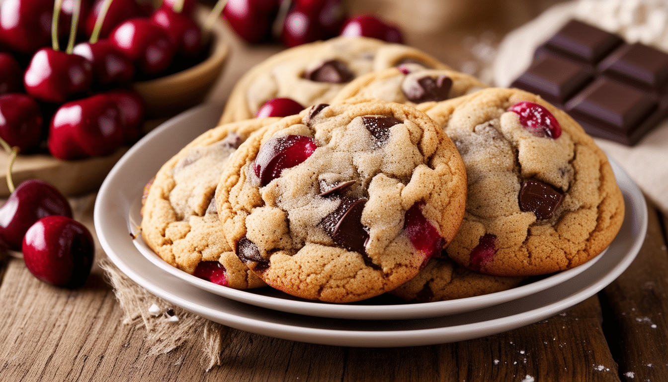 discover the delightful fusion of flavors in our cherry chocolate charm cookies recipe. these soft and chewy cookies combine the rich taste of chocolate with the luscious sweetness of cherries, perfect for satisfying your sweet tooth. easy to make and perfect for any occasion!