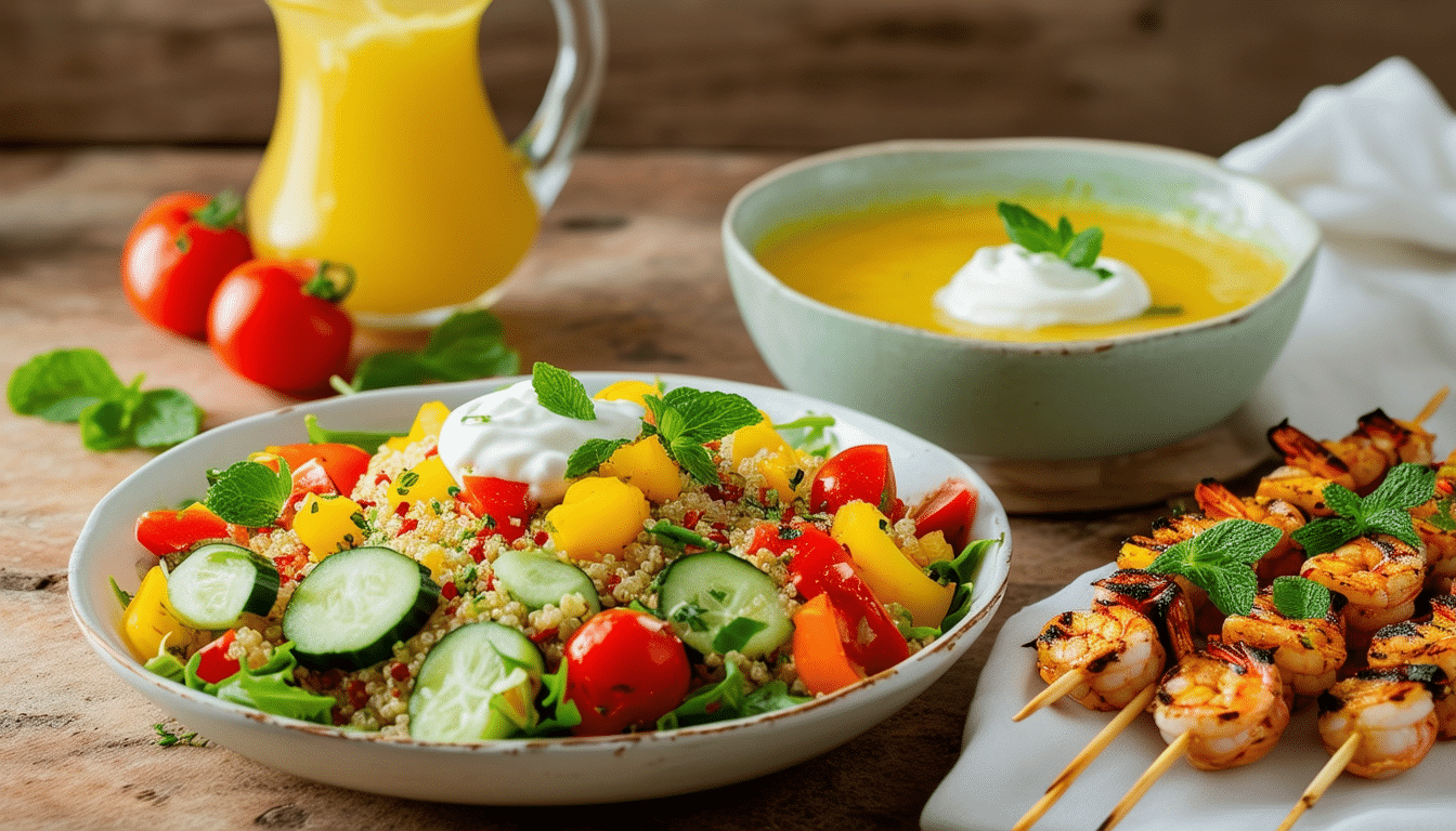 discover a collection of light and refreshing dishes perfect for beating the heat this summer. from zesty salads to chilled soups, these cool meal ideas will keep you satisfied and energized while enjoying the warm weather!