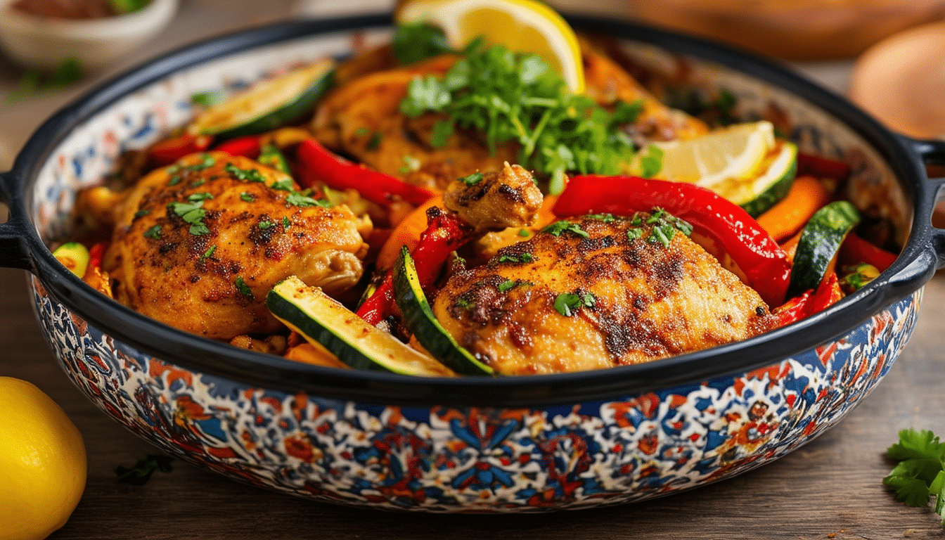 discover the ultimate one-pot moroccan chicken recipe that promises to revolutionize your dinner routine. experience bold flavors, tender chicken, and effortless preparation, making mealtime a delight for you and your family.