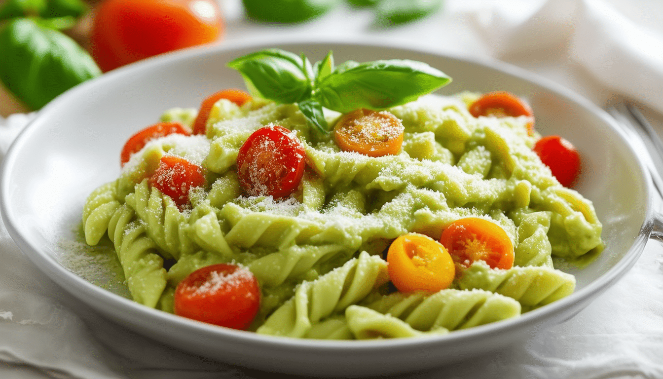 discover a quick and healthy creamy avocado pasta recipe that combines ripe avocados with your favorite pasta for a deliciously smooth and nutritious meal. perfect for busy weeknights!