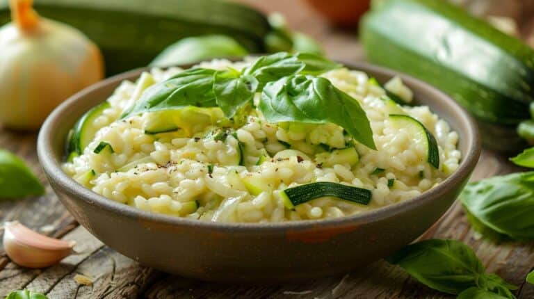 Creamy Zucchini Risotto Recipe