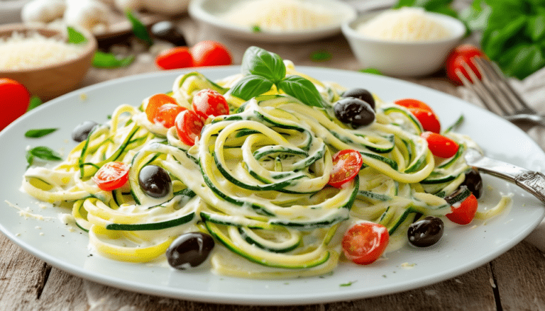 discover the delightful creamy zucchini spirals recipe, a nutritious and flavorful dish that's perfect for a quick weeknight dinner or a healthy side. with fresh zucchini, a luscious creamy sauce, and a hint of garlic, this recipe is both simple and satisfying. whip up this vibrant and guilt-free meal in no time!