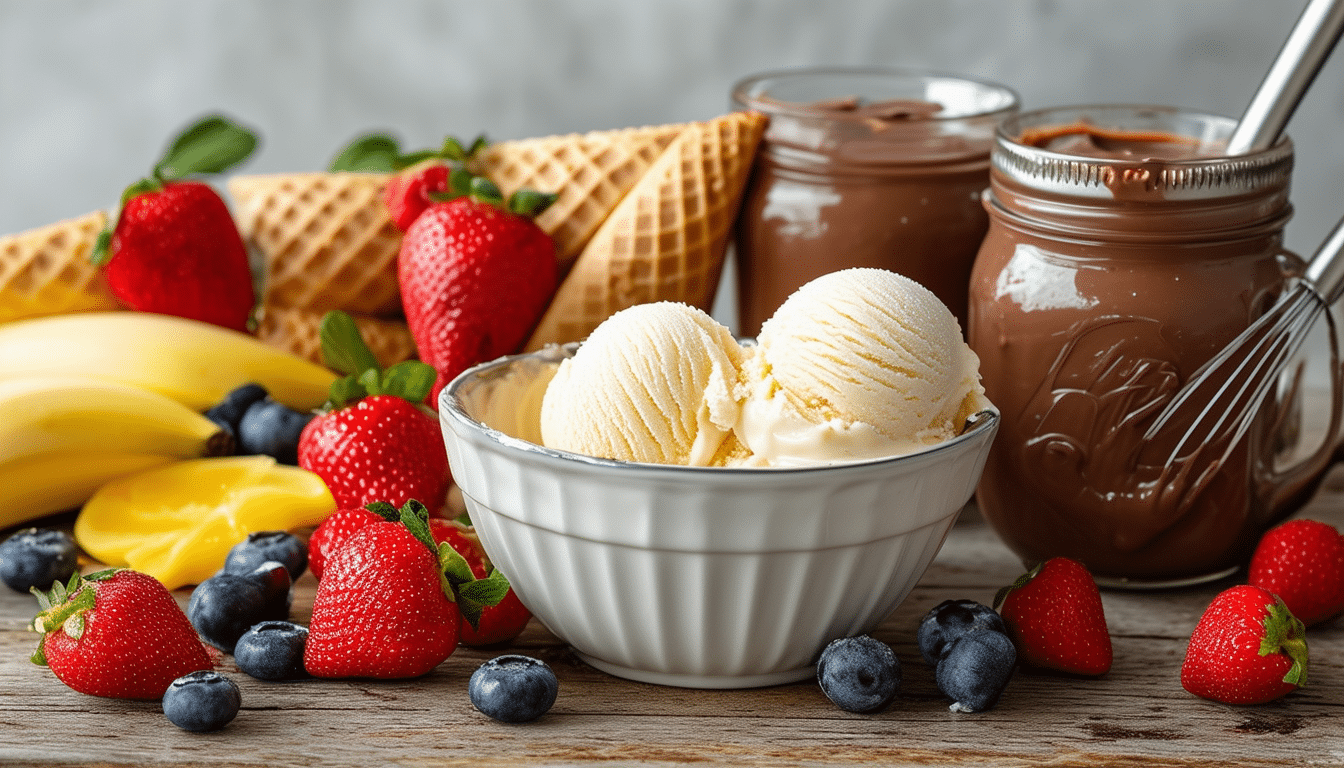 discover the joy of making your own delicious homemade ice cream effortlessly! this quick and easy recipe requires no machine, allowing you to enjoy creamy, flavorful treats right from your kitchen. perfect for summer gatherings or a sweet indulgence any time of the year!