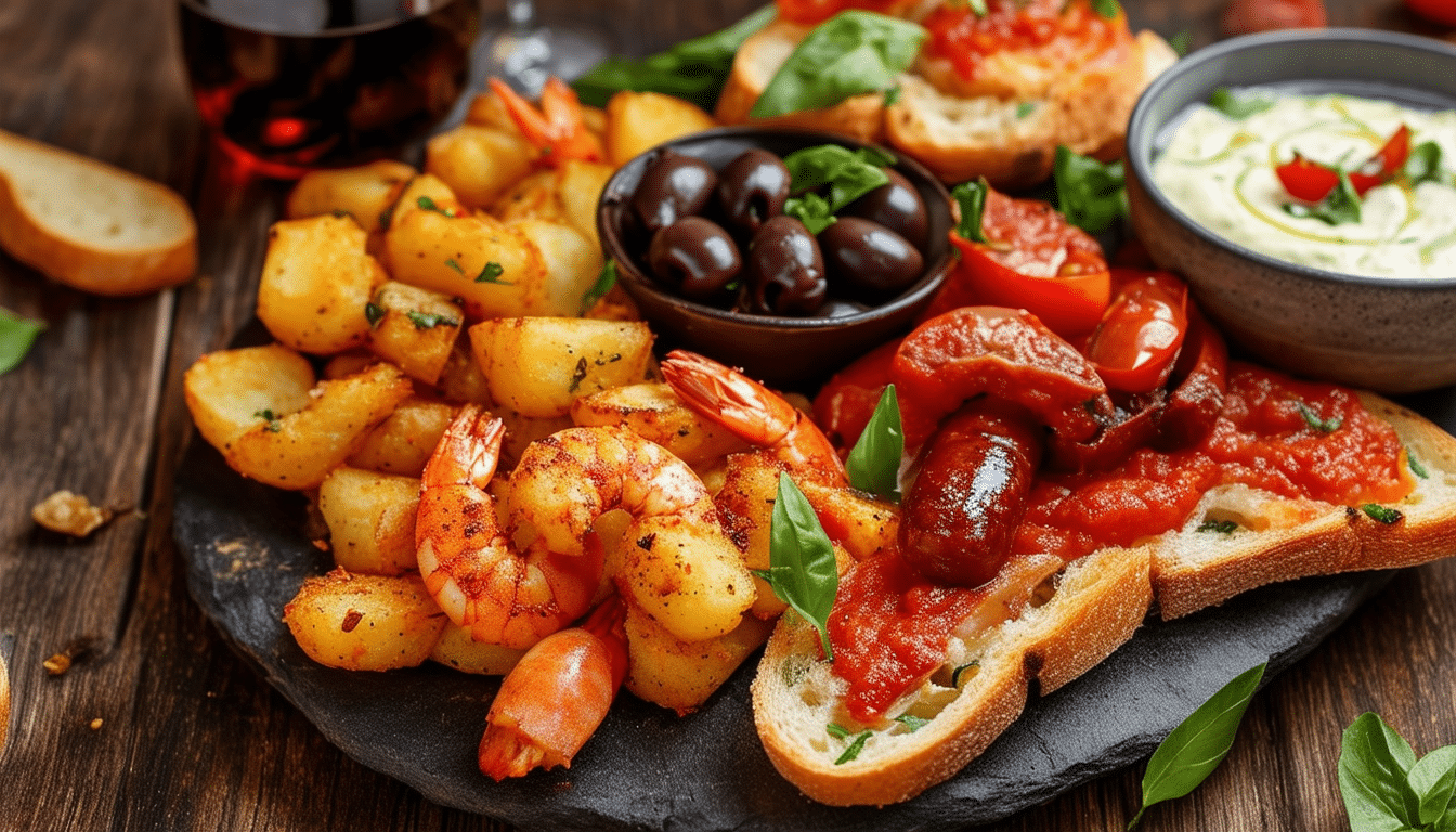 discover a delightful and affordable spanish tapas recipe that brings vibrant flavors to your snacking experience. perfect for gatherings or a cozy night in, this easy-to-follow recipe will impress your taste buds without breaking the bank!