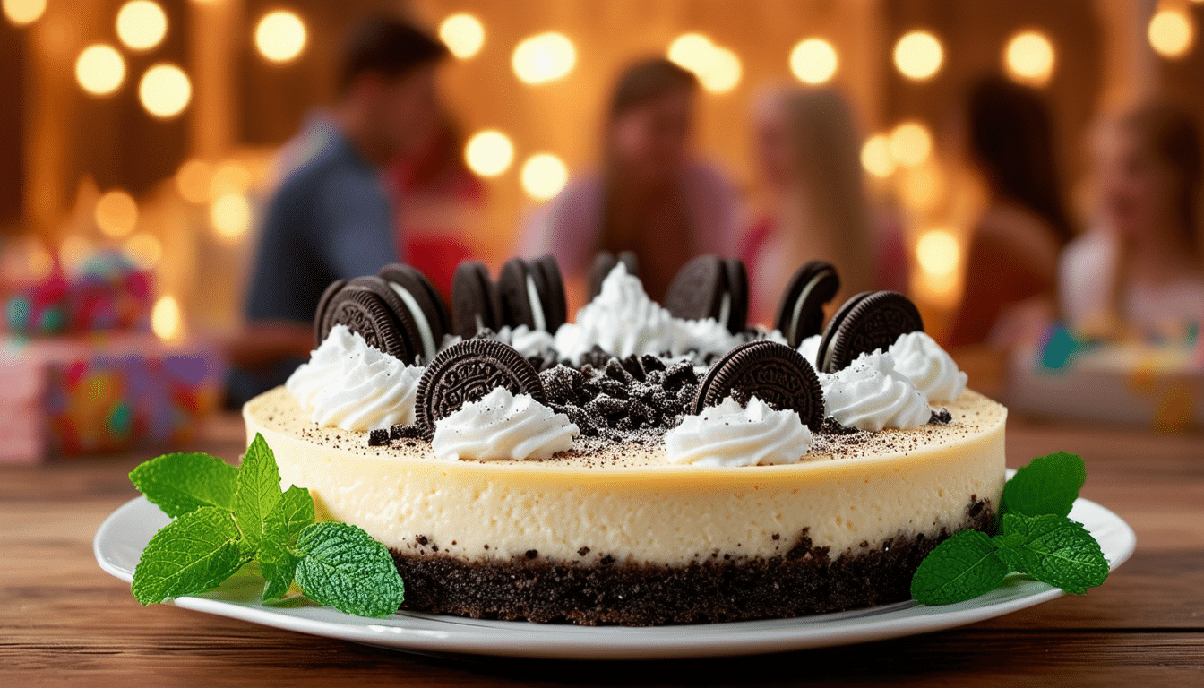 discover the secrets of a no-bake oreo cheesecake recipe that will impress your guests and make you the star of any party. quick, easy, and delicious, this dessert is perfect for any occasion!