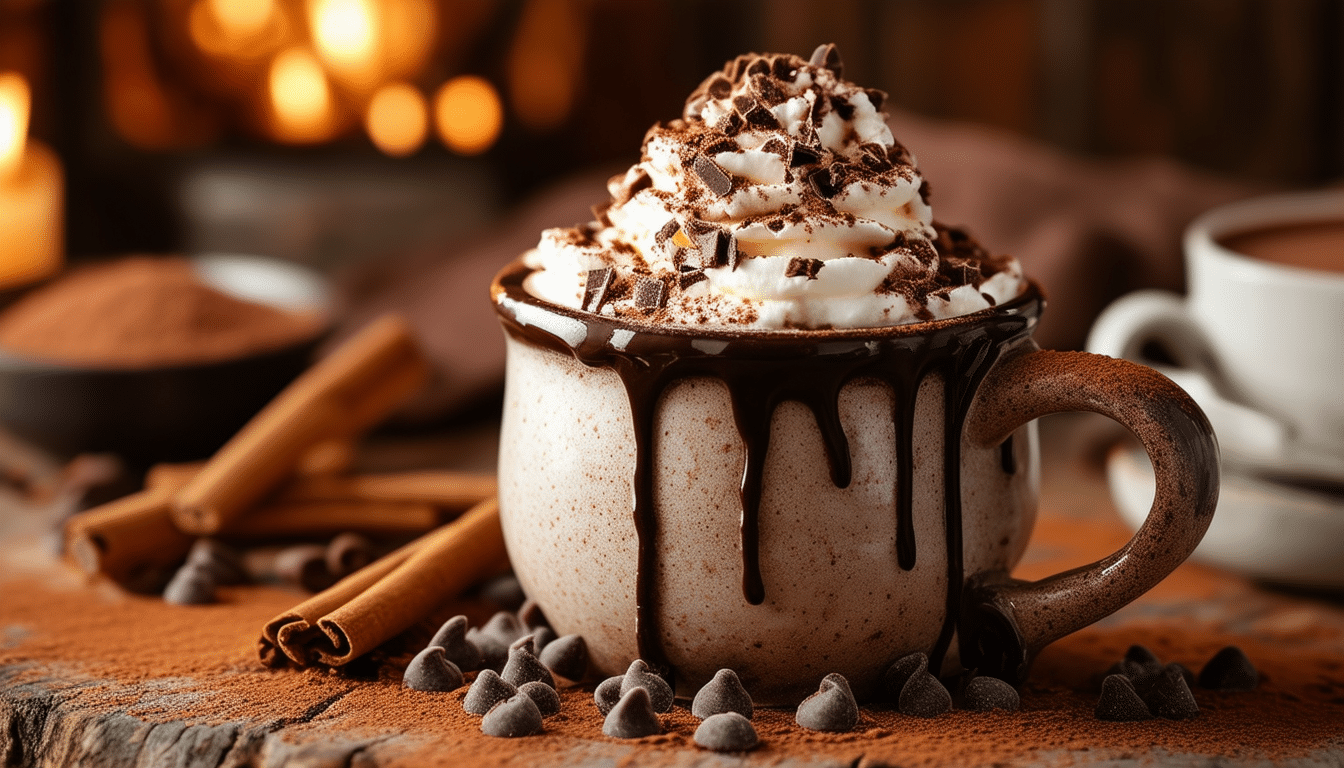 indulge in a rich and decadent hot chocolate mug cake that's perfect for a quick treat. this simple microwave recipe offers a warm, gooey dessert topped with marshmallows, bringing the cozy flavors of hot chocolate right into a delicious cake. perfect for chocolate lovers seeking a quick fix!
