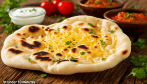 discover a delicious and quick pan-fried cheese naan recipe that you can whip up in under 10 minutes! perfect for a tasty snack or side dish, this easy-to-follow guide will have you enjoying warm, cheesy naan in no time.