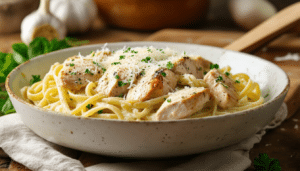 discover the rich and creamy flavors of our one-pot chicken alfredo, the ultimate comfort food that will satisfy your cravings and simplify your cooking routine. perfect for busy weeknights or a cozy dinner at home!