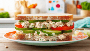 discover a delicious kid-friendly tuna salad sandwich recipe that your little ones will love! this easy-to-make sandwich is packed with nutritious ingredients, perfect for lunch or a quick snack. get ready to treat your kids to a tasty meal they'll ask for again and again!