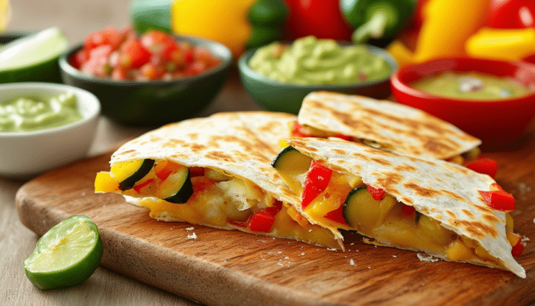 discover a quick and easy mini veggie quesadillas recipe perfect for snacks or appetizers. packed with fresh vegetables and melted cheese, these bite-sized quesadillas are a deliciously healthy choice for any meal!