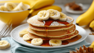 delight in the simplicity of our one-bowl banana pancakes recipe! perfect for a quick breakfast, these fluffy pancakes are made with ripe bananas and require minimal clean-up. enjoy a delicious, homemade morning treat in just minutes!