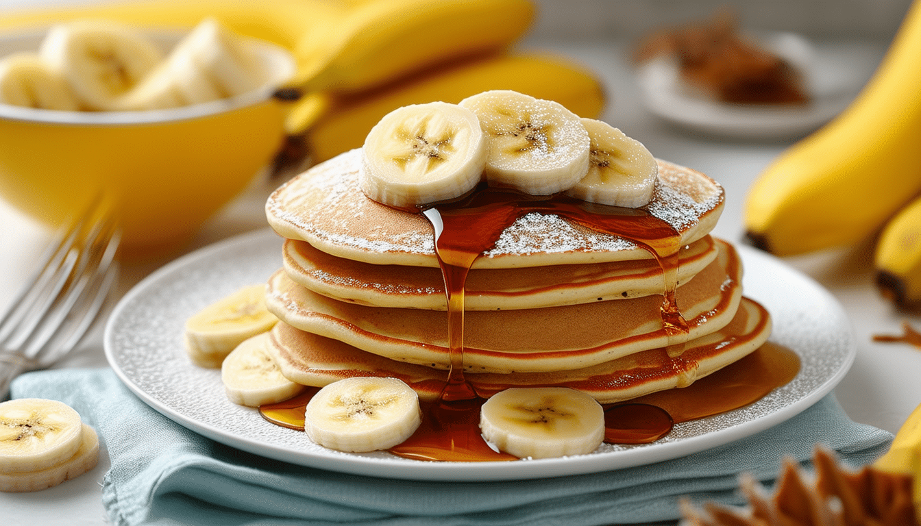 delight in the simplicity of our one-bowl banana pancakes recipe! perfect for a quick breakfast, these fluffy pancakes are made with ripe bananas and require minimal clean-up. enjoy a delicious, homemade morning treat in just minutes!