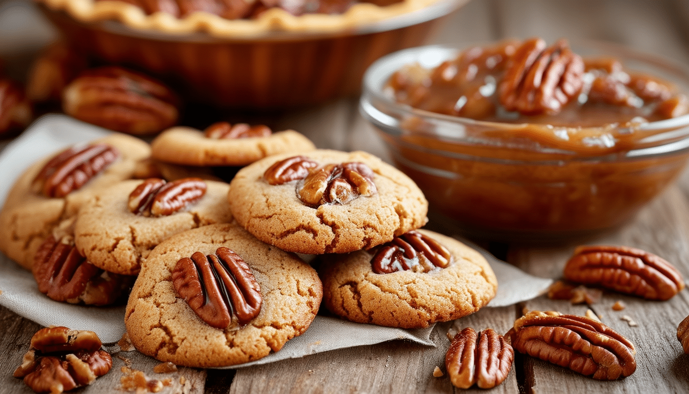 delight in the sweet and nutty flavor of pecan pie mini cookies with this simple recipe. perfectly sized for a quick treat, these cookies blend the classic taste of pecan pie with the fun of bite-sized desserts. ideal for holidays, gatherings, or any time you crave a delicious snack!