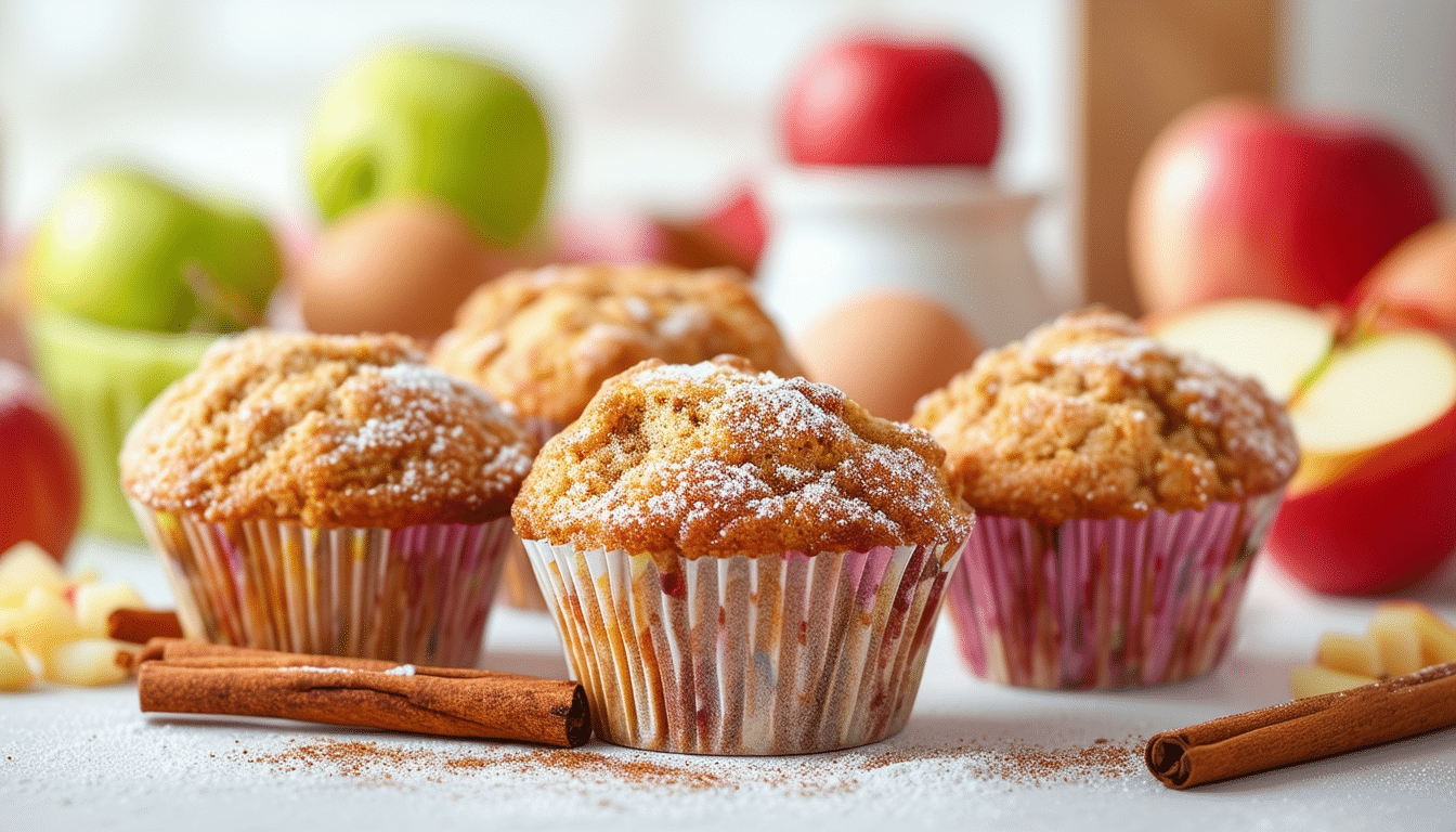 discover the easiest and quickest apple cinnamon muffins recipe! perfect for a delightful breakfast or snack, these moist and flavorful muffins are packed with fresh apples and warm cinnamon. ready in no time, enjoy a delicious homemade treat that everyone will love!