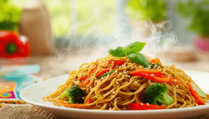 discover a deliciously easy recipe for quick veggie stir-fry noodles! packed with vibrant vegetables and tossed in a savory sauce, this meal is perfect for busy weeknights. ready in just 20 minutes, it's a healthy and flavorful choice that everyone will love.