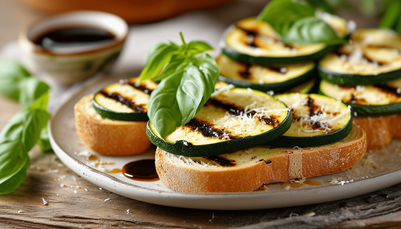 discover the perfect appetizer with this quick zucchini bruschetta recipe! fresh, easy to make, and bursting with flavor, it's an ideal dish for any occasion. enjoy a delicious blend of zucchini, herbs, and cheese on toasted bread in just minutes!