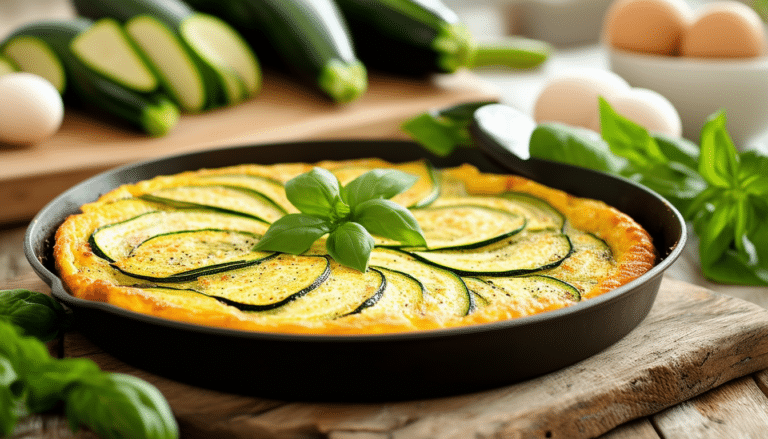 discover the quick and easy zucchini frittata recipe that's perfect for a healthy breakfast or brunch. made with fresh zucchini, eggs, and aromatic herbs, this delicious dish is ready in just minutes. ideal for busy mornings or a light meal, enjoy the flavors and simplicity of this nutritious frittata!
