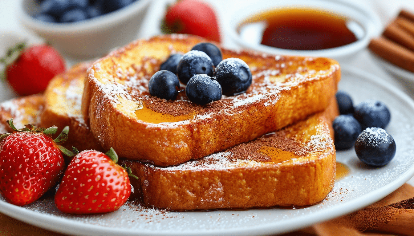 discover how to make the perfect classic french toast with a delightful hint of cinnamon. this easy recipe will guide you through creating a delicious breakfast favorite that's sure to please everyone at the table.