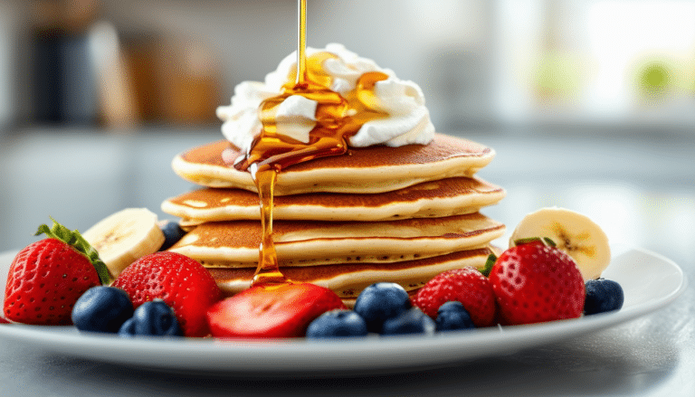 discover the perfect start to your day with our basic pancake recipe! enjoy light and fluffy pancakes made with a simple batter that's easy to whip up. ideal for breakfast or brunch, these pancakes are sure to impress!
