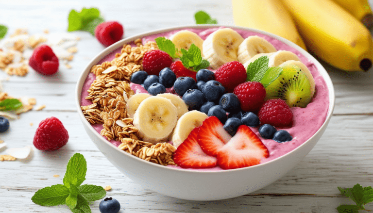 discover a delicious and refreshing basic smoothie bowl recipe that you can customize with your favorite toppings. perfect for breakfast or a healthy snack, this nutritious bowl is easy to make and packed with flavor!