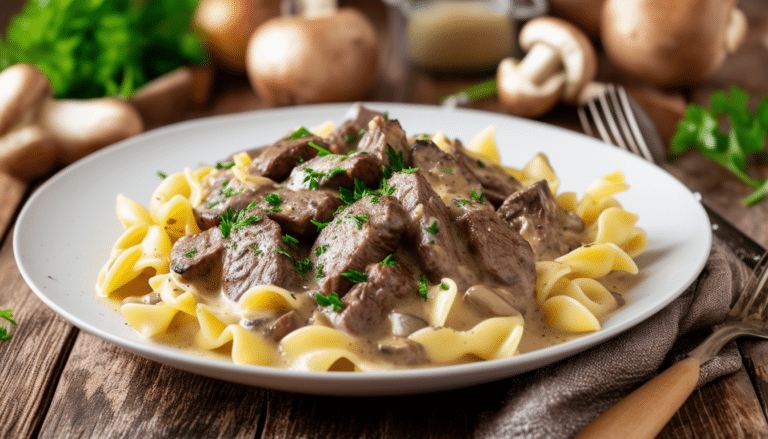 discover the perfect recipe for beginner's beef stroganoff, featuring tender beef in a creamy, savory sauce. this easy-to-follow dish is ideal for novice cooks looking to impress at the dinner table. enjoy a delightful blend of flavors that the whole family will love!