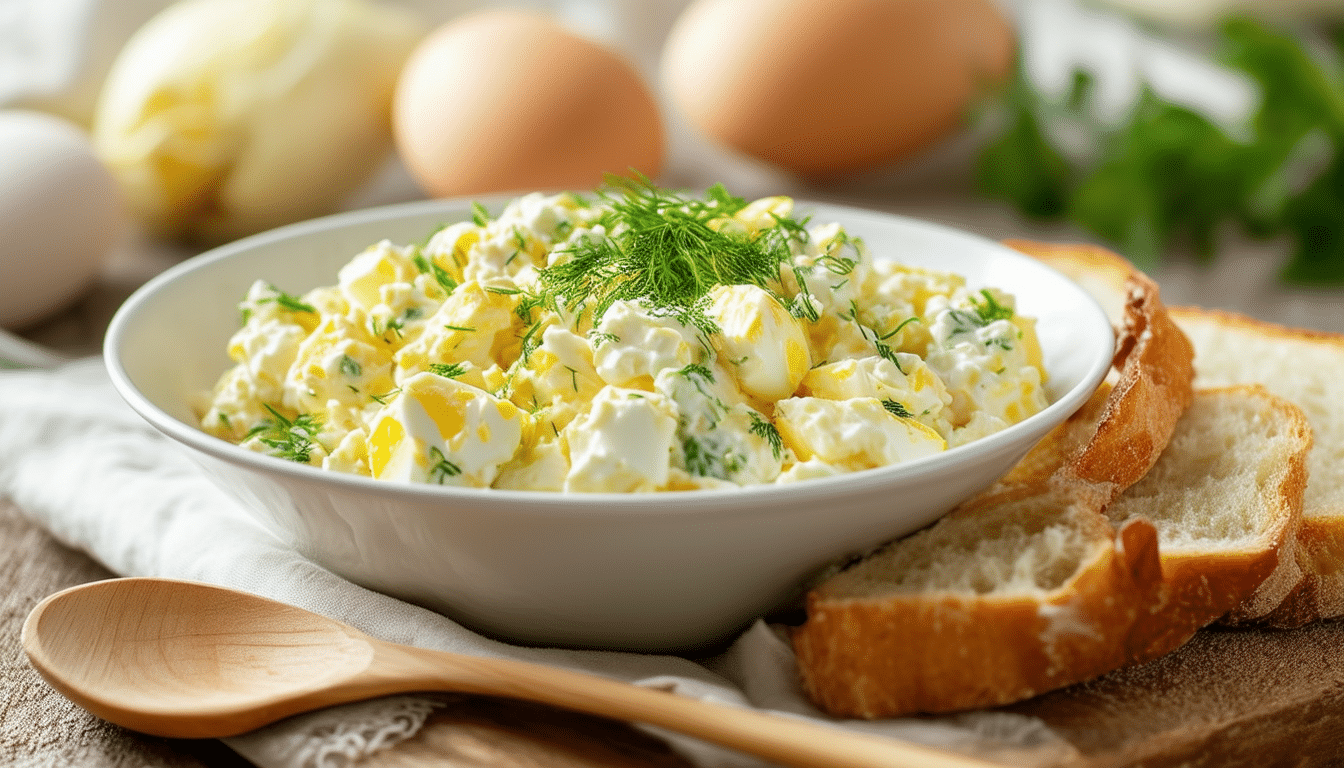 discover the perfect beginner's egg salad recipe that's creamy, delicious, and easy to prepare. ideal for sandwiches or as a fresh side dish, this simple recipe combines hard-boiled eggs with mayonnaise and seasonings to create a delightful meal for any occasion.