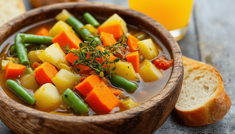 discover the perfect starter dish with our beginner's vegetable soup recipe. this hearty soup is packed with vibrant vegetables and rich flavors, making it a delicious and nourishing choice for any meal. easy to prepare, it's ideal for novice cooks looking to impress!