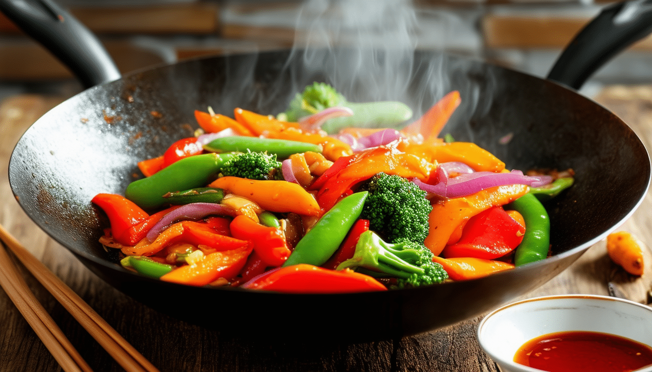 discover how to make a quick and healthy easy veggie stir-fry packed with a variety of colorful vegetables. this simple recipe is perfect for busy weeknights and will satisfy your cravings for a delicious and nutritious meal.