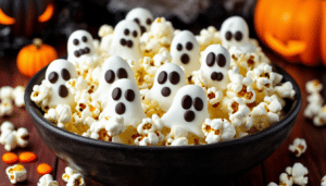discover how to make ghost popcorn with this simple and fun recipe! perfect for halloween, these spooky treats are easy to create and will delight both kids and adults alike. get creative with decorations and enjoy a deliciously haunting snack!