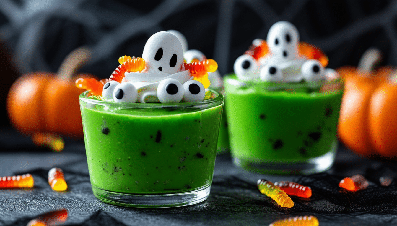 delight in the spooky season with our ghoulish green pudding recipe! these fun and eerie green pudding cups are perfect for halloween parties or ghostly gatherings, guaranteed to thrill and chill your guests.
