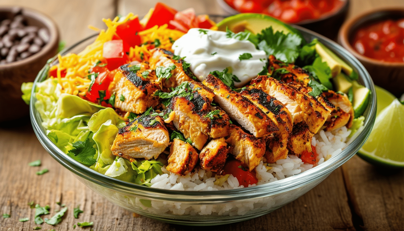 discover the ultimate guide to meal prep with our delicious chicken burrito bowls recipe. perfect for busy weeknights, these bowls are packed with flavor, nutritious ingredients, and easy to customize. get ready to enjoy a healthy and satisfying meal that you can prepare in advance!