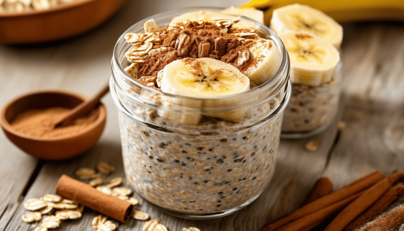 discover the perfect recipe for meal prep with these delicious cinnamon protein overnight oats. packed with flavor and nutrition, this easy breakfast will keep you energized all morning. prepare them in advance for a quick and healthy start to your day!
