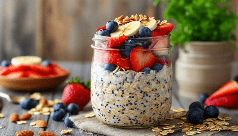 discover the ultimate meal prep solution with our classic overnight oats recipe. perfect for busy mornings, this nutritious and easy-to-make breakfast can be customized with your favorite toppings. start your day the right way with a fulfilling and delicious oats recipe!
