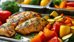 discover a quick and healthy recipe for meal prep with our lemon chicken and veggies. perfectly seasoned and easy to make, this dish will save you time in the kitchen while delivering delicious flavors and essential nutrients. ideal for busy weeknights!